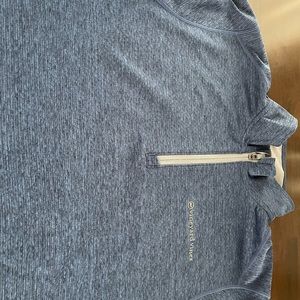 Sankaty vineyard vine quarter zip long sleeve polo